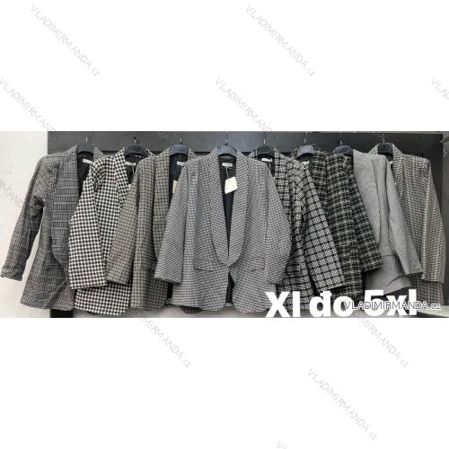 Sako dlhý rukáv dámske nadrozmer (XL-5XL) TALIANSKA MÓDA IMWBB23630