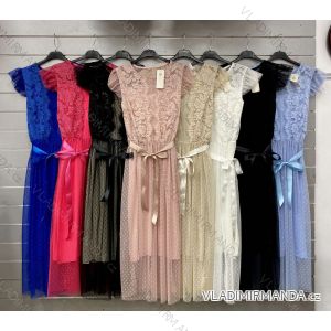 Šaty dlhé spoločenské bez rukávu dámske (S/M ONE SIZE) TALIANSKA MÓDA IMWGS23676