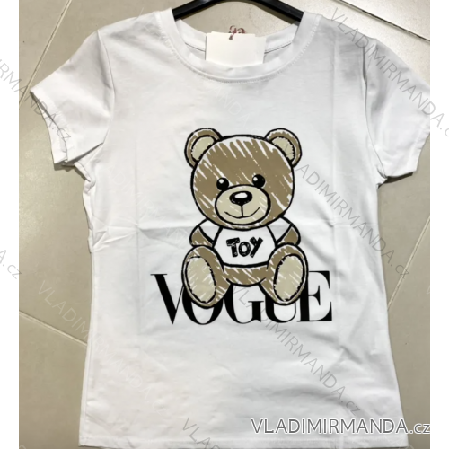 Tričko krátky rukáv dámske VOGUE (S/M ONE SIZE) TALIANSKA MÓDA IMPLP2313911065
