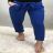 Tepláky elegantné dlhé s mašľou dámske (M/L ONE SIZE) TALIANSKA MÓDA IMD22421 šedá M / L