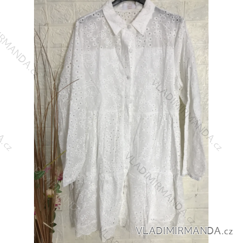 Košeľa dlhý rukáv dámska (S/M ONE SIZE) TALIANSKA MÓDA IMPGM236378