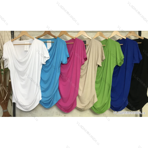 Tunika krátky rukáv dámska (S/M ONE SIZE) TALIANSKA MÓDA IMPGM2311469