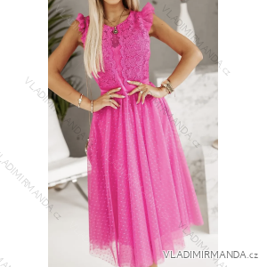 Šaty elegantné spoločenské bez rukávu dámske (S/M ONE SIZE) TALIANSKA MÓDA IMPGM234544