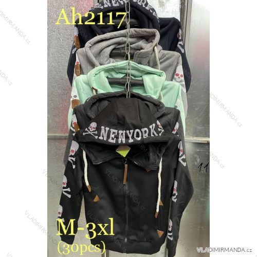 Mikina na zips s kapucňou dámska (M-3XL) VINTE VIN23AH2117