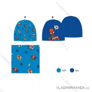 Súprava čiapky a nákrčník Spiderman detská chlapčenská (52-54 cm) SETINO SPI23-1141/1142