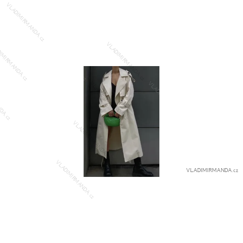 Kabát dlhý rukáv dámsky (S/M ONE SIZE) TALIANSKA MÓDA IMPHD232324