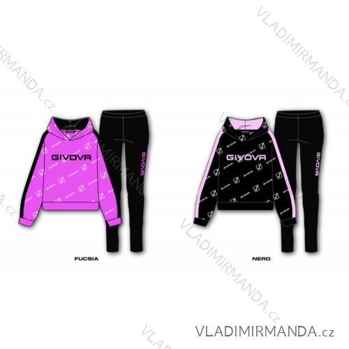 Súprava tepláky dlhé a mikina detská dorast dievčenské (128-164) SETINO 7435T0143