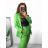 Nohavice dlhé s opaskom dámske (S-XL) TALIANSKA MÓDA IMPGM237884-06/DU XL čierna
