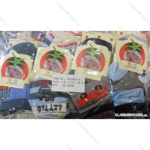 Ponožky slabé dojčenské Chlapčenské (0-24 mesiacov) WD RH15021-3