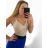 Body tielko elegantné čipkované dámske (S / M ONE SIZE) TALIANSKÁ MÓDA IMM22291