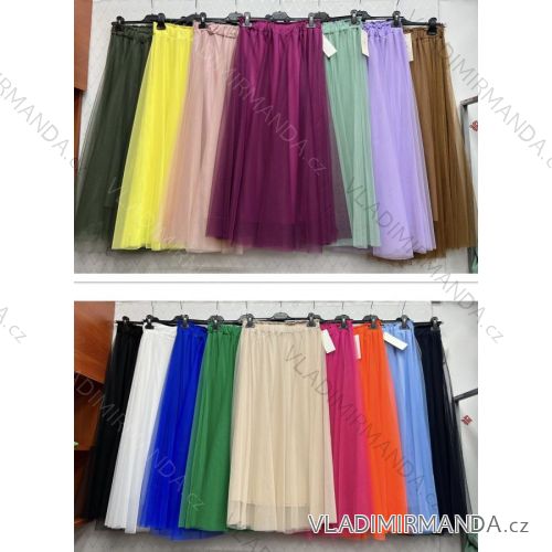 Sukňa dlhá tilovádámska (S/M ONE SIZE) TALIANSKA MÓDA IMWD23814