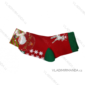 Ponožky vianočné detské dievčenské aj chlapčenské (0-12,12-24) AURA.VIA SB5618