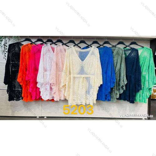 Tunika čipková dlhý rukáv dámska (S/M ONE SIZE) TALIANSKA MÓDA IMWCT235203