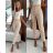 Nohavice dlhé s opaskom dámske (S/M ONE SIZE) TALIANSKA MÓDA IMWD23858