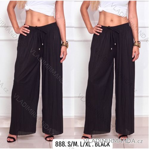 Nohavice letné dlhé dámske (S/ML/XL) TURECKÁ MÓDA TMWL23888