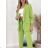 Súprava elegantné nohavice dlhé a sako dámska (S/M ONE SIZE) TALIANSKA MÓDA IMWGS23808