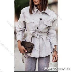 Kabátik flaušový dámsky (S/M ONE SIZE) TALIANSKA MÓDA IMWM23924