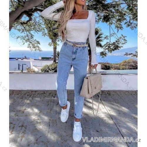 Rifle jeans dlhé dámske (XS-XL) RE-DRESS RED231019