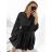 Šaty elegantný dlhý rukáv dámske (S/M ONE SIZE) TALIANSKA MÓDA IMM23M56086