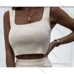 Crop top na ramienka dámske (S/M ONE SIZE) TALIANSKA MÓDA IMPOC239138TOP