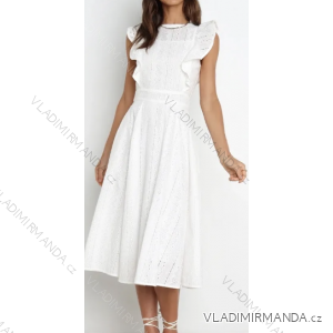 Šaty dlhé elegantné bez rukávov dámske (S/M ONE SIZE) TALIANSKA MÓDA IMPGM236369