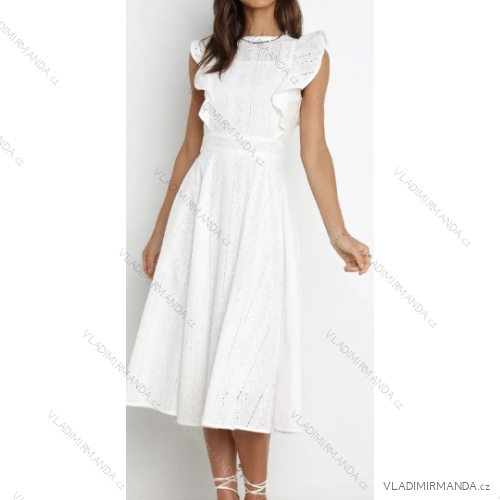 Šaty dlhé elegantné bez rukávov dámske (S/M ONE SIZE) TALIANSKA MÓDA IMPGM236369