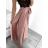 Sukňa dlhá dámska (S/M ONE SIZE) TALIANSKA MODA IM323026/DUR S/M béžová