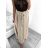 Sukňa dlhá dámska (S/M ONE SIZE) TALIANSKA MODA IM323026/DUR S/M béžová