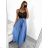Sukňa dlhá dámska (S/M ONE SIZE) TALIANSKA MODA IM323026/DUR S/M béžová