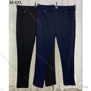 Nohavice dlhé dámske nadrozmer (M-4XL) TALIANSKA MÓDA IMPLP2311840050