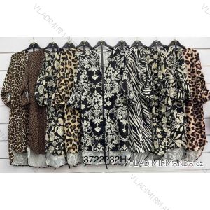 Tunika predĺžená košeľová s opaskom dlhý rukáv dámska (S/M ONE SIZE) TALIANSKA MÓDA IMWH231084