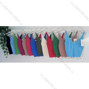 Crop top na ramienka dámske (S/M ONE SIZE) TALIANSKA MÓDA IMPMG231085