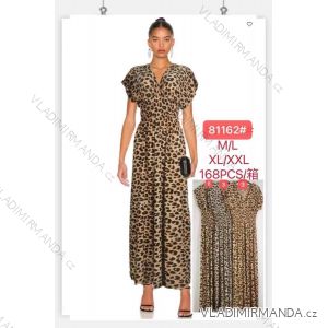 Šaty dlhé letné krátky rukáv dámske (M/L-XL/2XL) TALIANSKA MÓDA IMWB2381162