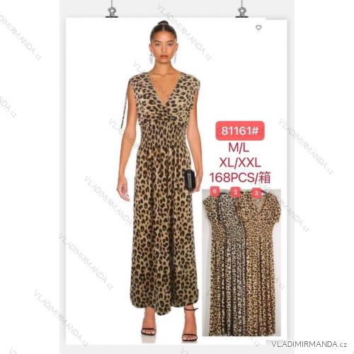 Šaty dlhé letné bez rukávu dámske (M/L-XL/2XL) TALIANSKA MÓDA IMWB2381161