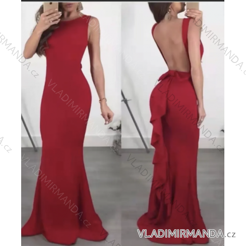 Šaty dlhé elegantný dlhý rukáv dámske (S/M ONE SIZE) TALIANSKA MÓDA IMPCF239618-23