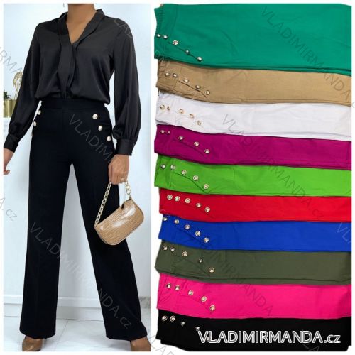Nohavice dlhé dámske nadrozmer (2XL/3XL ONE SIZE) TALIANSKA MÓDA IMWT231220