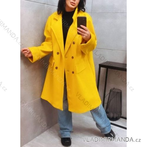 Kabát dlhý rukáv dámske nadrozmer (2XL/3XL ONE SIZE) TALIANSKA MÓDA IMWT231223