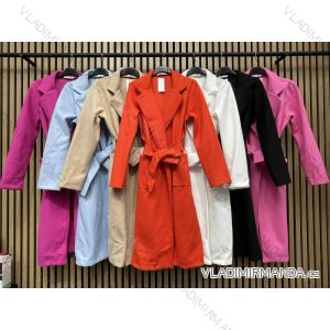 Kabát dlhý rukáv dámske nadrozmer (XL/2XL ONE SIZE) TALIANSKA MÓDA IMWGA231224