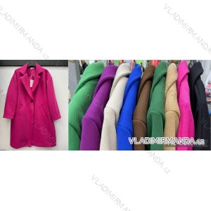Kabát dlhý rukáv dámske nadrozmer (XL/2XL ONE SIZE) TALIANSKA MÓDA IMWB231227