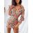 Šaty košeľové elegantný dlhý rukáv dámske (S/M ONE SIZE) TALIANSKA MÓDA IMWKK23EB22977A