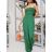 Overal dlhý letný elegantný bez rukávov dámsky (S/M ONE SIZE) TALIANSKA MÓDA IMWAD231245
