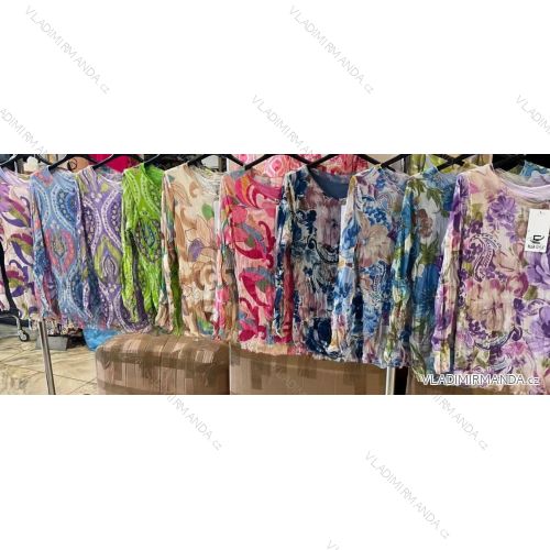 Tunika dlhý rukáv dámska (S/M ONE SIZE) TALIANSKA MÓDA IMM24M1708A