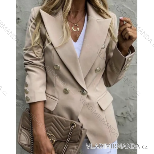 Sako dlhý rukáv dámske (S/M ONE SIZE) TALIANSKA MÓDA IMPCF2383061/6751