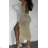 Šaty dlhé elegantné na ramienka dámske (S/M ONE SIZE) TALIANSKA MÓDA IMPCF232090
