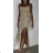 Šaty dlhé elegantné na ramienka dámske (S/M ONE SIZE) TALIANSKA MÓDA IMPCF232090
