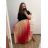 Šaty dlhé maxi dlhé krátky rukáv dámske nadrozmer (2XL/3XL/4XL ONE SIZE) TALIANSKA MÓDA IMD23020