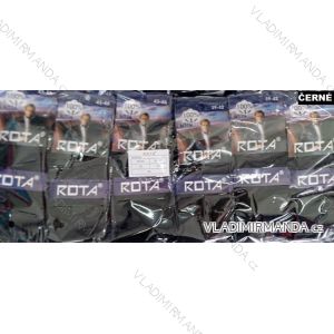 Ponožky slabé pánske (39-46 / čierna) ROTA B5056
