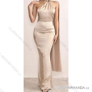 Šaty dlhé elegantné bez rukávov dámske (S/M ONE SIZE) TALIANSKA MÓDA IMPBB23B23476