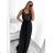 Šaty dlhé elegantné bez rukávov dámske (S/M ONE SIZE) TALIANSKA MÓDA IMPLP2357280016
