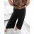 Nohavice dlhé s opaskom dámske (S/M ONE SIZE) TALIANSKA MÓDA IMPGM232378